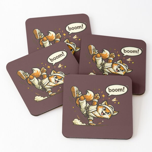 Item preview, Breakdancing Fox Saying "Boom!" Funny Hip Hop Cartoon Sticker designed and sold by Moonveil_Studio.
