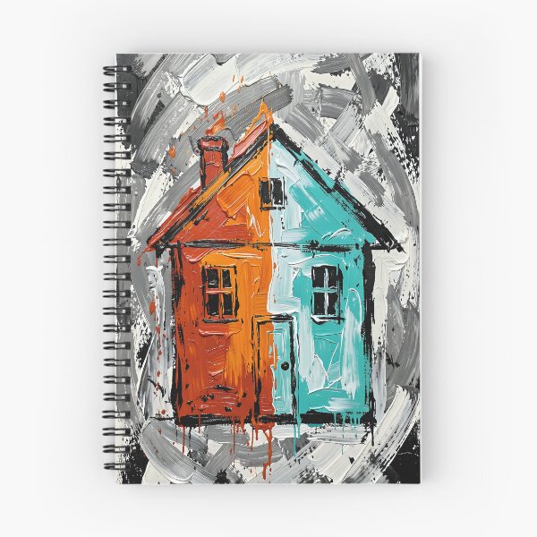 Item preview, The House of Two Souls - A Surreal House of Duality designed and sold by VoidVeilStudio.