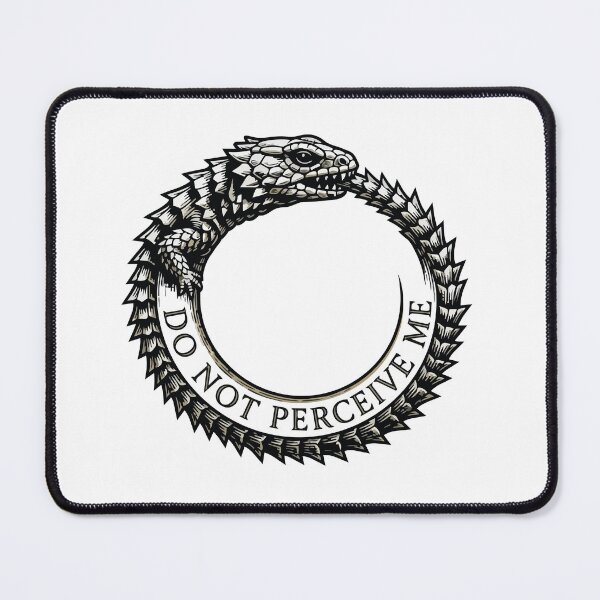 Item preview, Do Not Perceive Me Armadillo Lizard Ouroboros Goth Art designed and sold by Arc2020.
