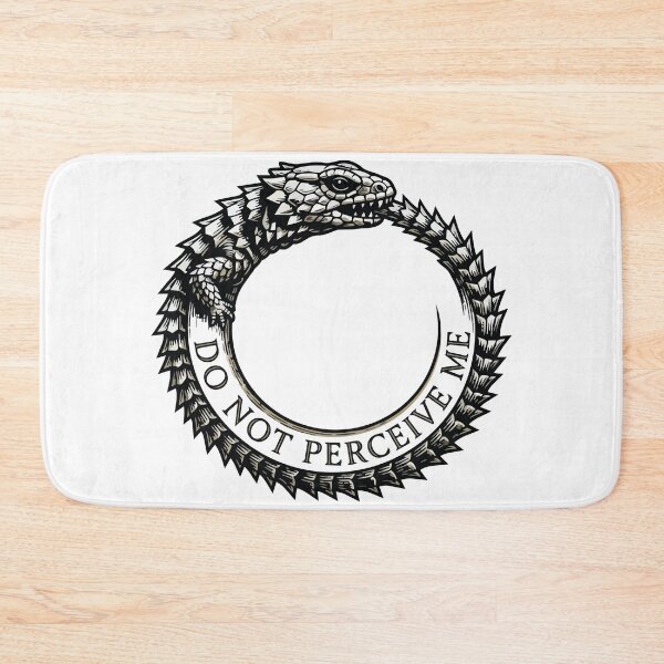 Item preview, Do Not Perceive Me Armadillo Lizard Ouroboros Goth Art designed and sold by Arc2020.