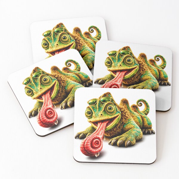 Item preview, Camelion Chameleon Camel 3D isolated with tongue designed and sold by JBXDesigner.