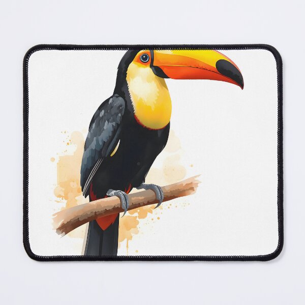 Item preview, Toucan Watercolor Painting designed and sold by RawNaturePrints.
