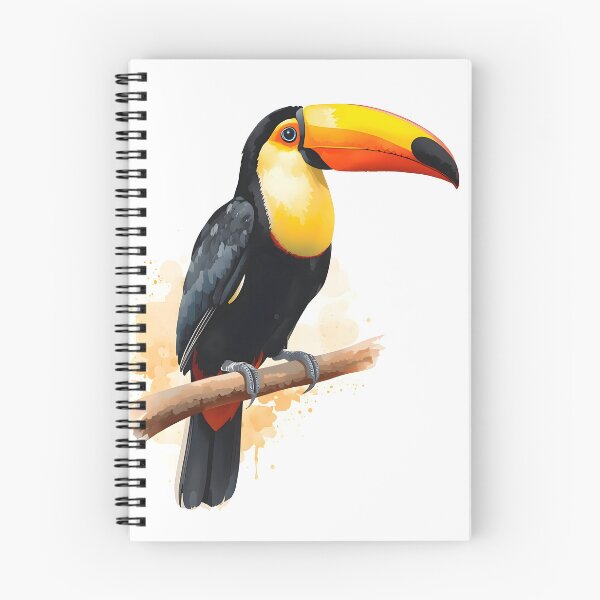 Item preview, Toucan Watercolor Painting designed and sold by RawNaturePrints.