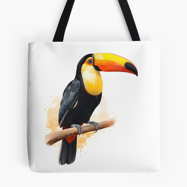 Item preview, Toucan Watercolor Painting designed and sold by RawNaturePrints.