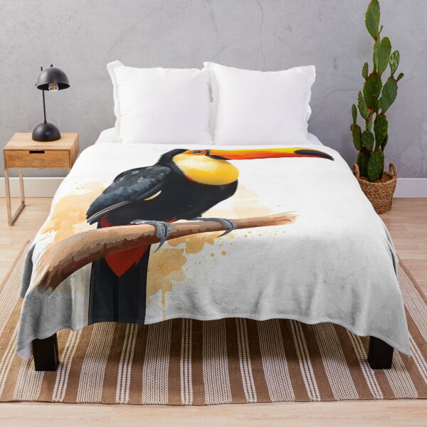 Item preview, Toucan Watercolor Painting designed and sold by RawNaturePrints.