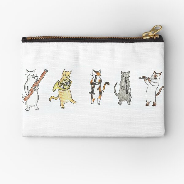 Wind Meowtet II Zipper Pouch