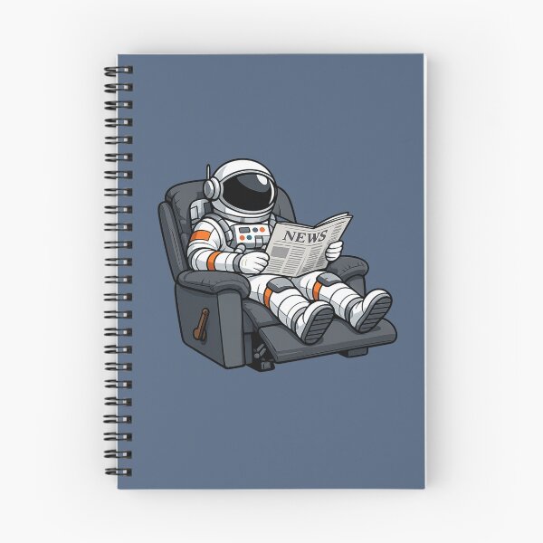 Item preview, Astronaut Reading Newspaper designed and sold by BROHLine Studio.