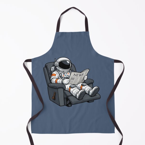 Item preview, Astronaut Reading Newspaper designed and sold by BROHLine Studio.