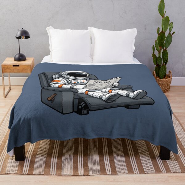 Item preview, Astronaut Reading Newspaper designed and sold by BROHLine Studio.