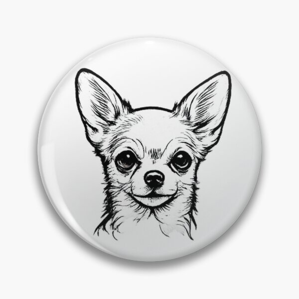 Item preview, Chihuahua Line Art | Premium Dog Portrait designed and sold by zenithviv.
