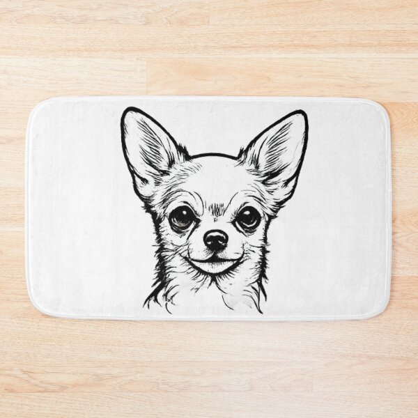 Item preview, Chihuahua Line Art | Premium Dog Portrait designed and sold by zenithviv.