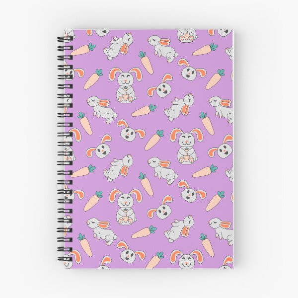 Item preview, Bouncing Bunnies in Lilac Purple and Grey designed and sold by artistmaria.