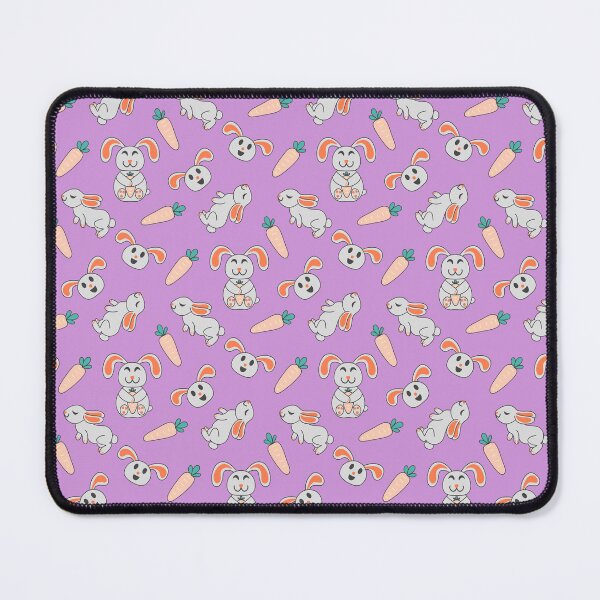Item preview, Bouncing Bunnies in Lilac Purple and Grey designed and sold by artistmaria.