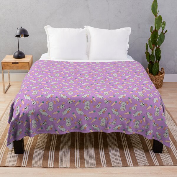 Item preview, Bouncing Bunnies in Lilac Purple and Grey designed and sold by artistmaria.