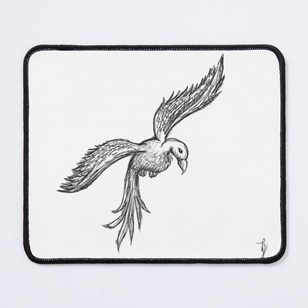 Item preview, Flying Bird Sketchy Hand Drawn Black Ballpoint Pen designed and sold by BOKEbyTC.