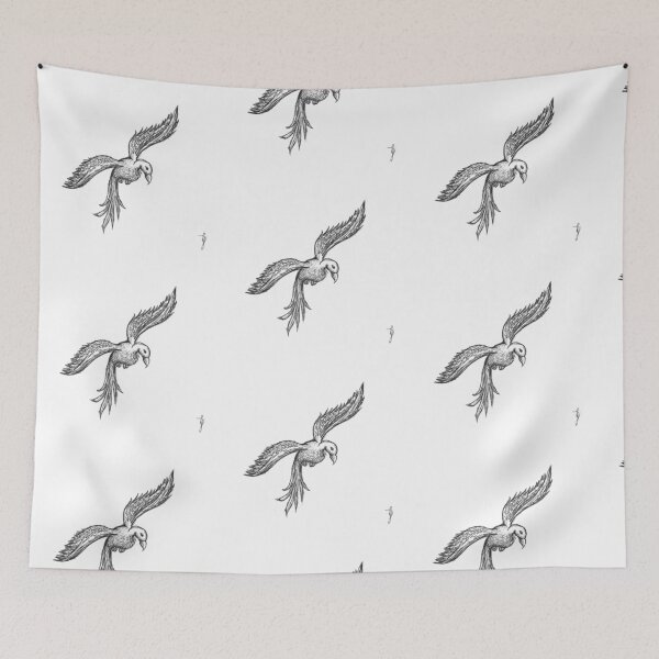 Item preview, Flying Bird Sketchy Hand Drawn Black Ballpoint Pen designed and sold by BOKEbyTC.