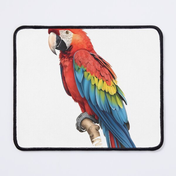 Item preview, Macaw Parrot Watercolor Painting designed and sold by RawNaturePrints.