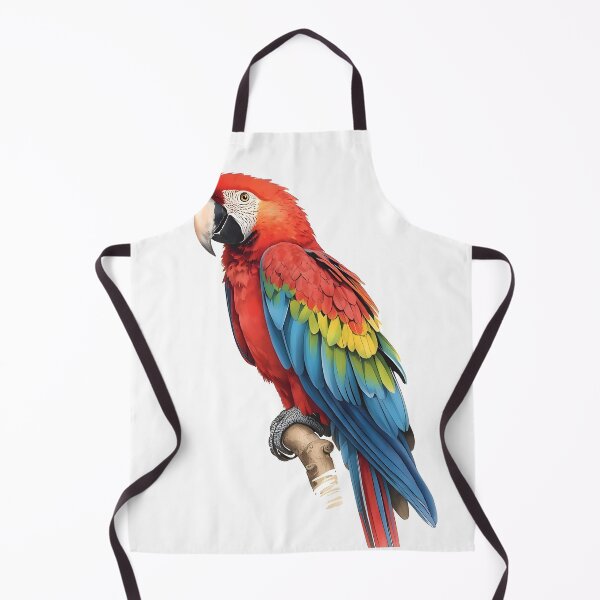 Item preview, Macaw Parrot Watercolor Painting designed and sold by RawNaturePrints.