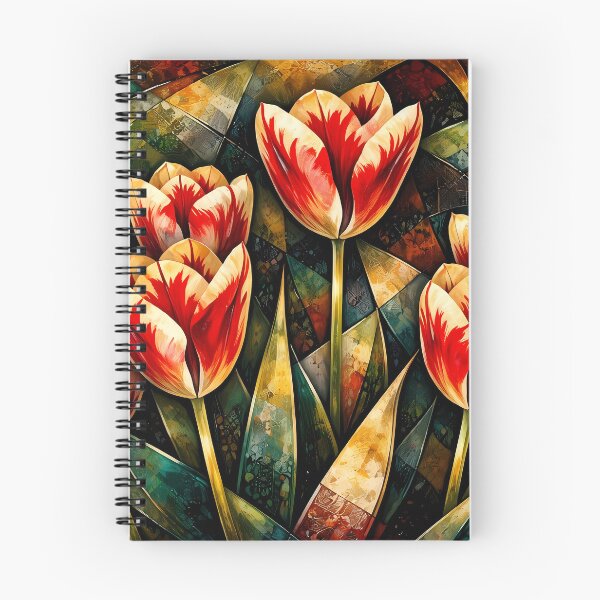 Item preview, Vibrant Tulip Mosaic Art designed and sold by cuprum.