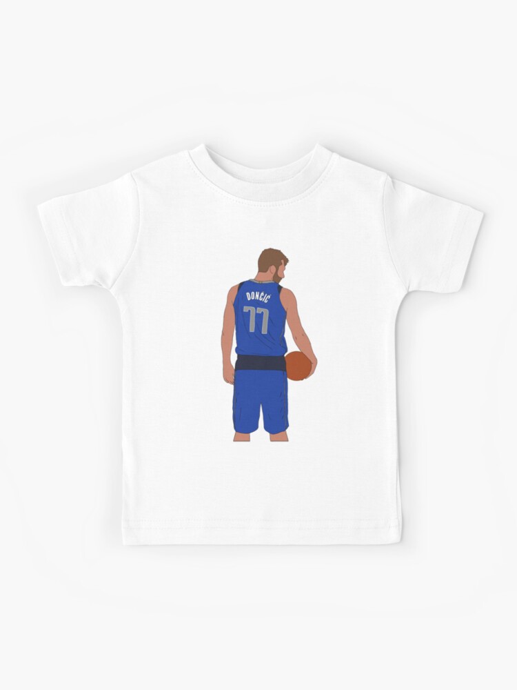 Young Luka Real Madrid Basketball Jersey (Front/Back) - Luka Doncic - T- Shirt