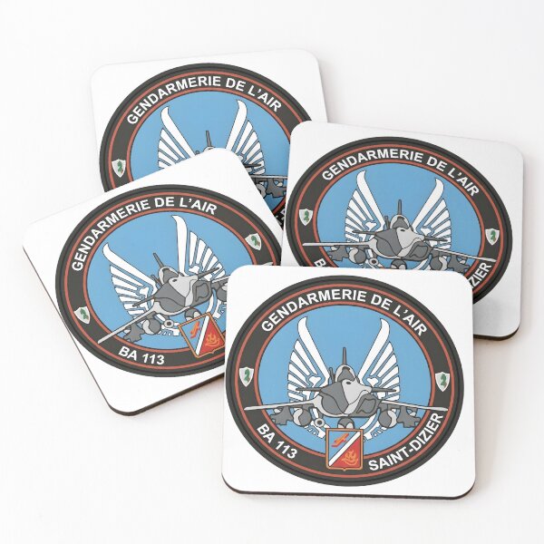 Item preview, French Air Force Gendarmerie de l'Air BA 113 Saint-Dizier Patch Insignia designed and sold by CharlieDesings.
