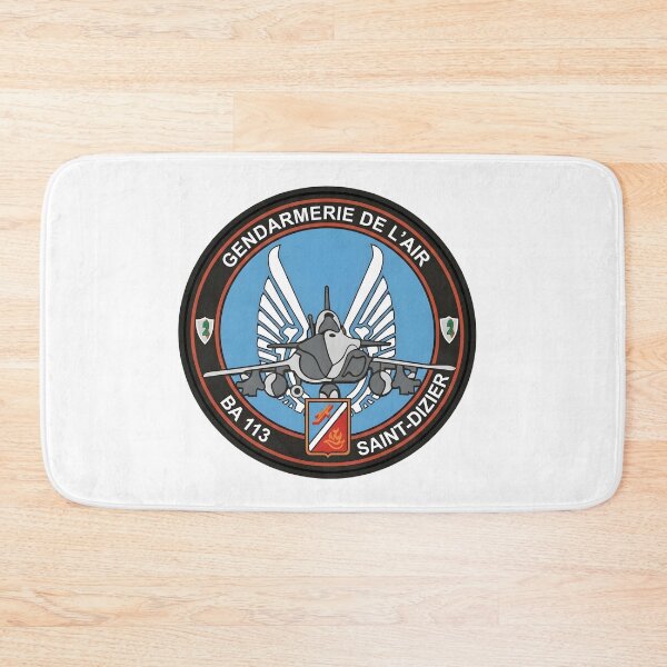 Item preview, French Air Force Gendarmerie de l'Air BA 113 Saint-Dizier Patch Insignia designed and sold by CharlieDesings.