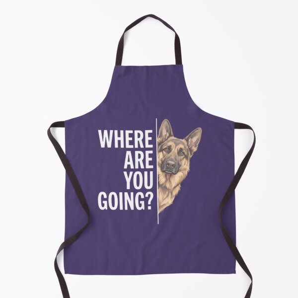 Item preview, Where are You Going Funny German Shepherd Dog designed and sold by GloriasucShopRe.