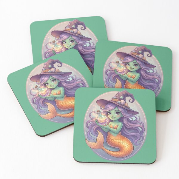 Item preview, Magical Mermaid with Potion designed and sold by Roanemermaid.