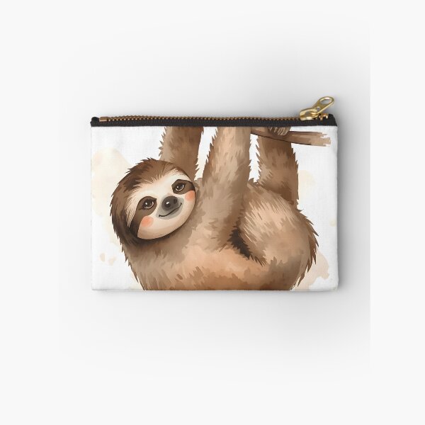 Item preview, Sloth Watercolor Painting designed and sold by RawNaturePrints.