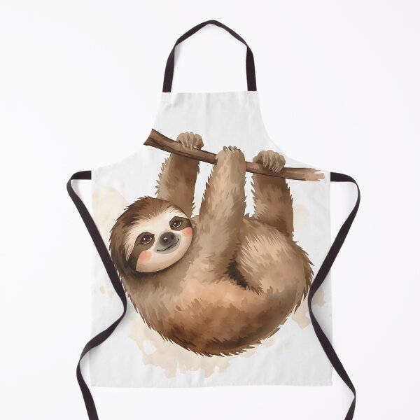 Item preview, Sloth Watercolor Painting designed and sold by RawNaturePrints.
