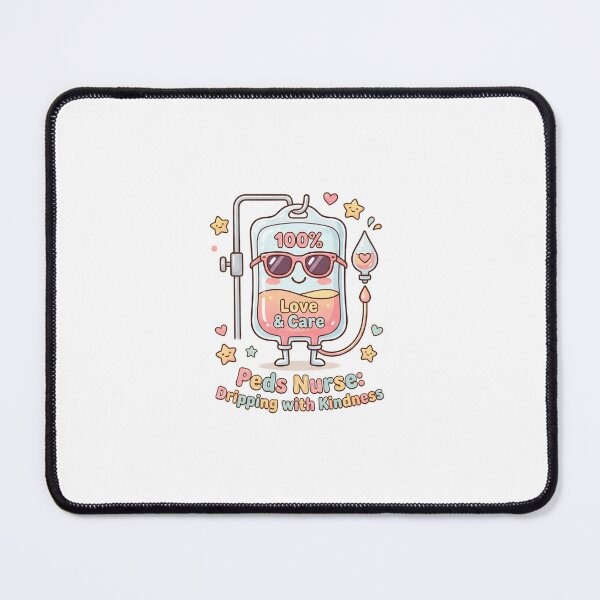 Item preview, Peds Nurse Dripping with Kindness Cute IV Drip Sticker designed and sold by Nurse Craft Studio.