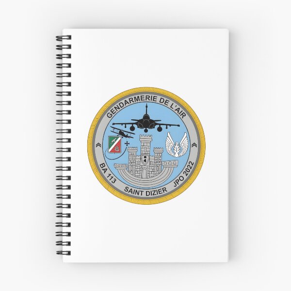 Item preview, Gendarmerie de l'Air BA 113 Saint-Dizier JPO 2022 Commemorative Patch designed and sold by CharlieDesings.