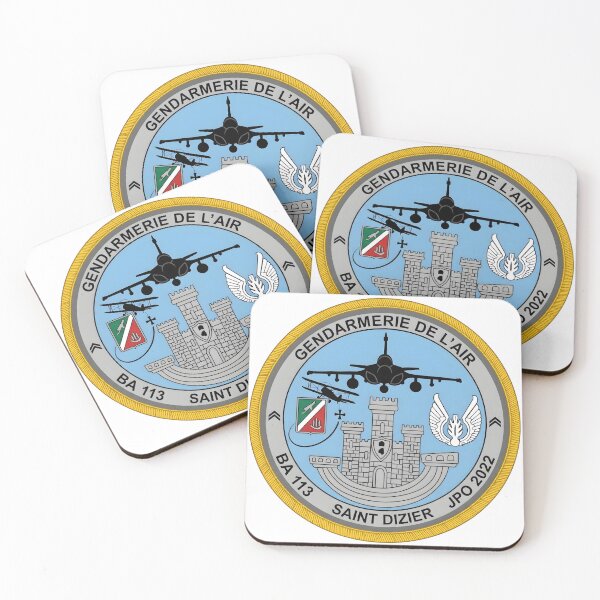 Item preview, Gendarmerie de l'Air BA 113 Saint-Dizier JPO 2022 Commemorative Patch designed and sold by CharlieDesings.