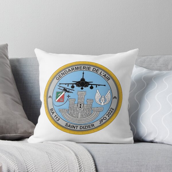 Item preview, Gendarmerie de l'Air BA 113 Saint-Dizier JPO 2022 Commemorative Patch designed and sold by CharlieDesings.