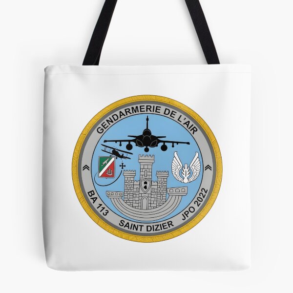 Item preview, Gendarmerie de l'Air BA 113 Saint-Dizier JPO 2022 Commemorative Patch designed and sold by CharlieDesings.