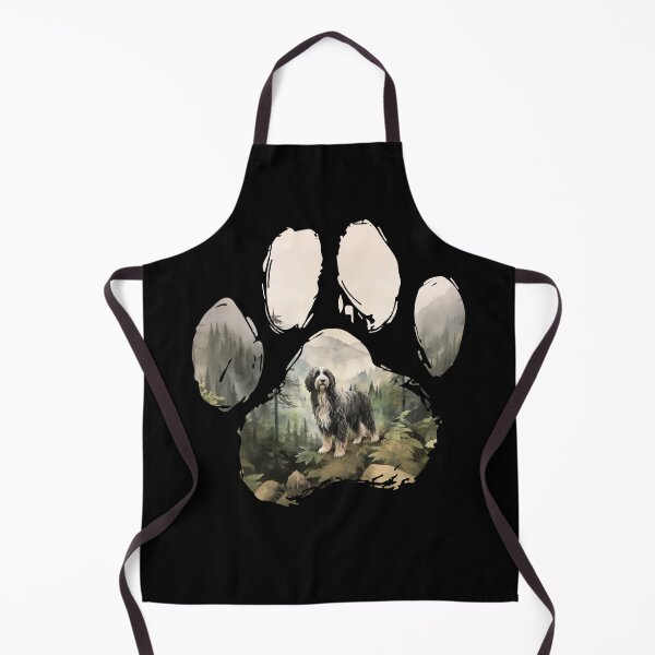 Item preview, Funny Bearded Collie Paw Foggy Mountain Tree Mom Dad Kids designed and sold by rafaeltto.