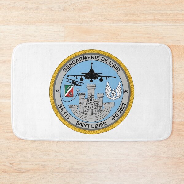 Item preview, Gendarmerie de l'Air BA 113 Saint-Dizier JPO 2022 Commemorative Patch designed and sold by CharlieDesings.
