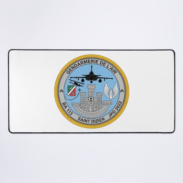 Item preview, Gendarmerie de l'Air BA 113 Saint-Dizier JPO 2022 Commemorative Patch designed and sold by CharlieDesings.
