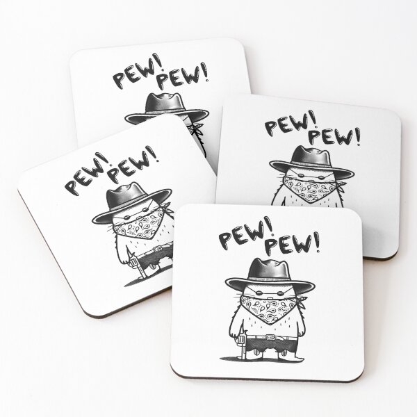 Item preview, Meowdy Pew Pew! designed and sold by SoulArtLove.