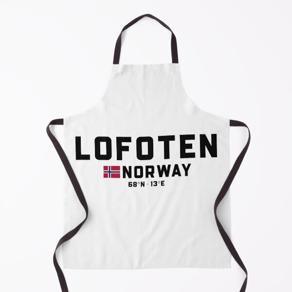 Item preview, Lofoten Norway Coordinates and Flag designed and sold by Andersce.