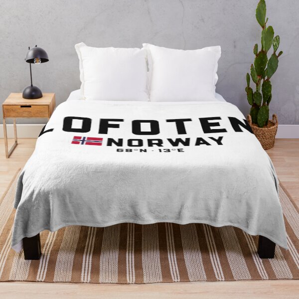 Item preview, Lofoten Norway Coordinates and Flag designed and sold by Andersce.