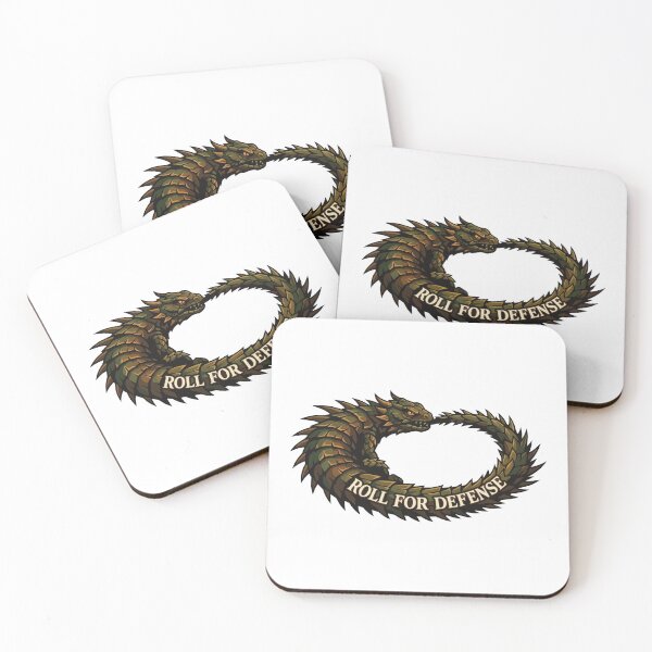 Item preview, Roll For Defense Armadillo Lizard RPG Dragon Meme designed and sold by Arc2020.