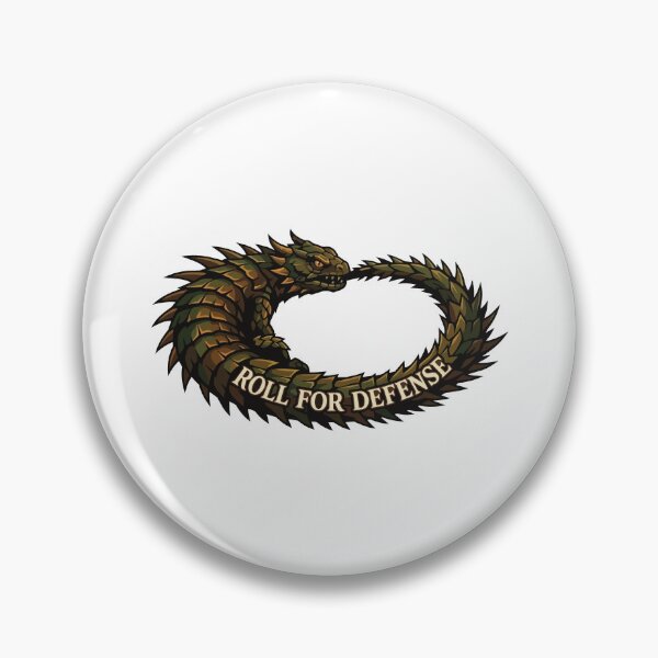 Item preview, Roll For Defense Armadillo Lizard RPG Dragon Meme designed and sold by Arc2020.