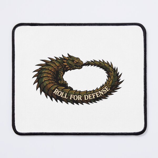 Item preview, Roll For Defense Armadillo Lizard RPG Dragon Meme designed and sold by Arc2020.