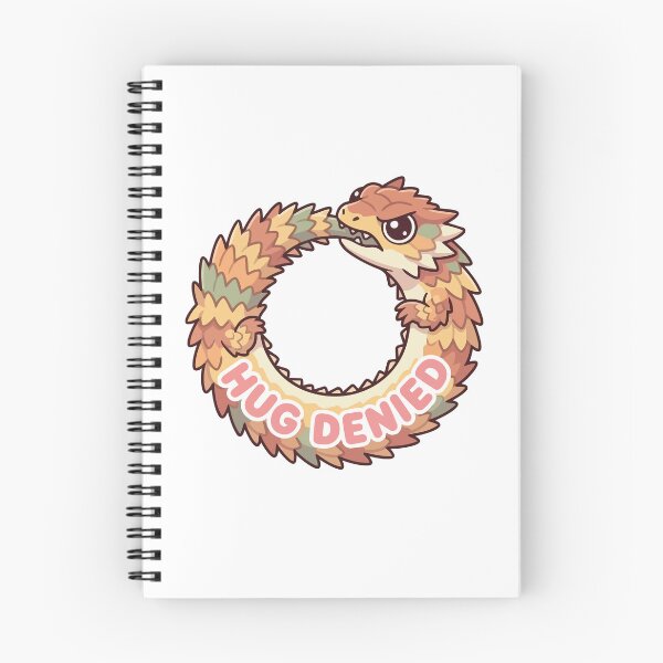 Item preview, Hug Denied Kawaii Armadillo Lizard Ouroboros Meme designed and sold by Arc2020.