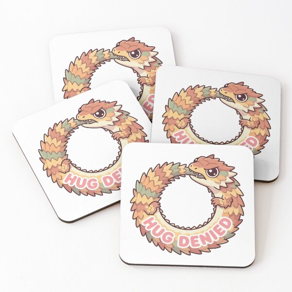 Item preview, Hug Denied Kawaii Armadillo Lizard Ouroboros Meme designed and sold by Arc2020.