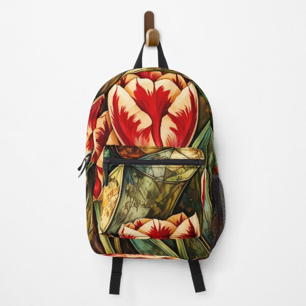 Item preview, Vibrant Tulip Flowers in Abstract Design designed and sold by cuprum.