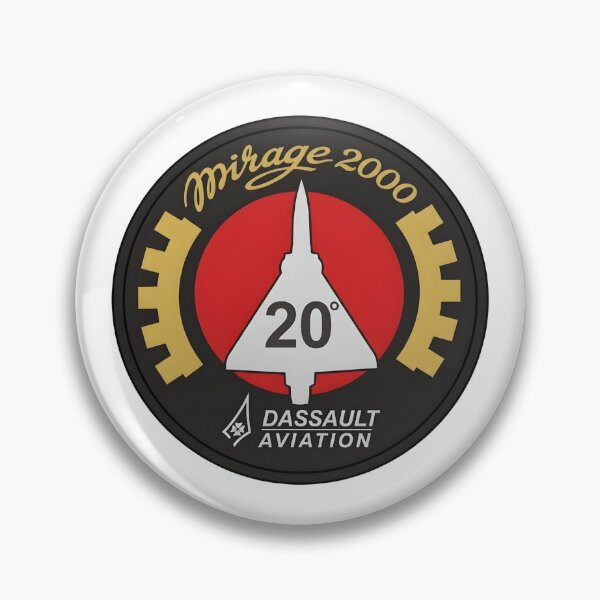 Item preview, Dassault Mirage 2000 20th Anniversary Commemorative Patch Insignia designed and sold by CharlieDesings.