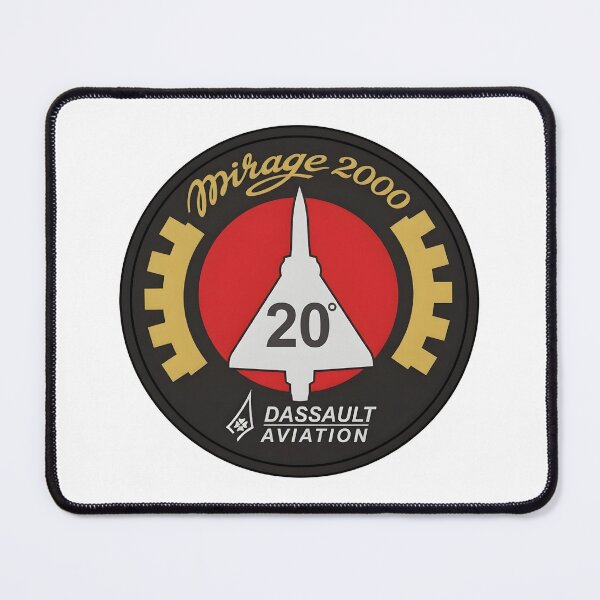 Item preview, Dassault Mirage 2000 20th Anniversary Commemorative Patch Insignia designed and sold by CharlieDesings.