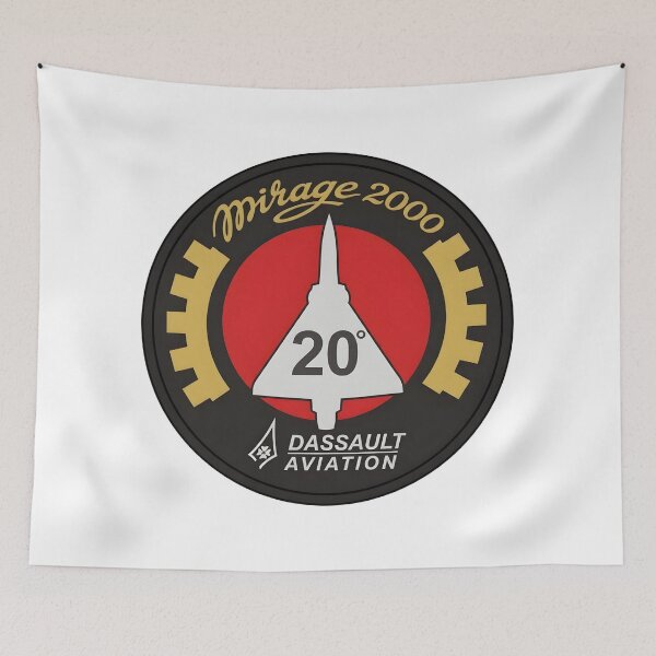 Item preview, Dassault Mirage 2000 20th Anniversary Commemorative Patch Insignia designed and sold by CharlieDesings.